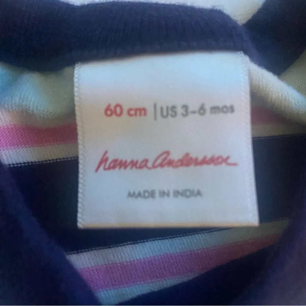 Hanna Andersson Multicolor Baby Romper 3-6 Months GUC